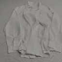 Womens Button Down Shirts Dress Shirts Long Sleeve Collared Blouses V Neck Work Office Tunic Chiffon Tops (X-Small)