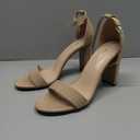 Herstyle Women’s Chunky Block Heels – Open Toe Ankle Strap Sandals, 3.75 Inch High Heels for Wedding, Party & Dressy Occasions – Comfortable Strappy Dress Shoes, size 9