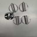 TOMOON W10594481 Gas Stoven Knob for Whirl-Pool Cooktop Range WCG97US0DS00 WCG97US6DS00,Stainless Steel Control Knob Replaces WPW10594481 3281332 AP6023301