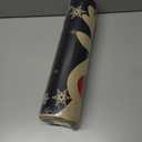 Artoid Mode Snowman Deer Let It Snow Snowflake Christmas Kitchen Mats Set of 2, Winter Decor Low-Profile Kitchen Rugs for Floor - 17x29 and 17x59 Inch (Black)