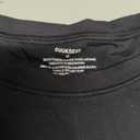 SUUKSESS Women Double Lined Fitted Basic Tee Crew Neck Short Sleeve Y2K Crop Top (Black, M)