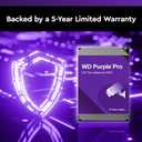Western Digital 24TB WD Purple Pro Surveillance Internal Hard Drive HDD - SATA 6 Gb/s, 512 MB Cache, 3.5" - WD241PURP