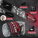 3 x WYOX Boxing Hand Wraps Inner Gloves, Elasticated Thumb Loop Bandages Mexican Style Under Mitts Wrist Wrap Protection Muay Thai MMA Kickboxing Martial Arts Punching Bag Training Men Women (4.5 meter / 180 inches (Length), Mesh Grey)