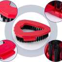 Scrub Brush, 180 Degree Rotating Design, Floor Scrubber Replacement Head, Nylon Bristles for Spin Mop, Bathroom, Kitchen, Tile, Shower, Floors, Hard Surfaces, Countertops, Homeowne