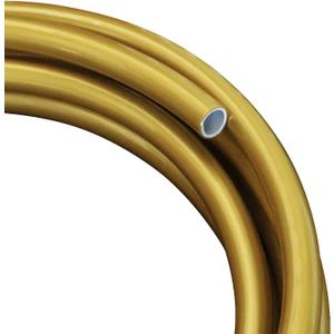 16ft Flexible Pipe PVC Tubing - Bendable Pipe Stem for Artificial Flowers Stem, Balloon Arches, Floral Wedding Decor, DIY Crafts, Cosplay Props & Educational Projects. (16mm 16ft Champagne Gold)