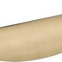 Richelieu Hardware BP42696CHBRZ Swansea Collection 3 3/4-inch (96 mm) Center-to-Center Champagne Bronze Modern Cabinet and Drawer Finger Pull Handle for Kitchen, Bathroom, and Furniture