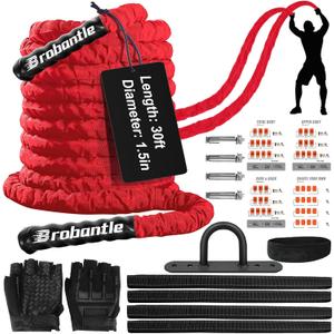Battle Rope Battle Ropes for Exercise Workout Rope Exercise Rope Battle Ropes for Home Gym Heavy Ropes for Exercise Training Ropes for Working Out Weighted Workout Rope Exercise Workout Equipment