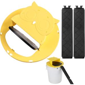 Mouse Rat Trap Bucket,5 Gallon Mouses Rat Traps Indoor for Home,Reusable Mouse Catching Tool-Owl Style, Bucket Lid Rat Traps Indoor Outdoor[5 Gallon Buckets is NOT Included] (1Pack)