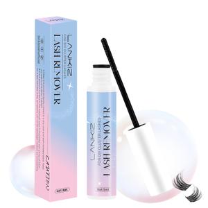 LANKIZ Lash Bond and Seal Remover for Cluster Lashes, Lash Clusters Glue Remover, Bond & Seal Lash Glue Remover, Gentle Eyelash Glue Cleanser for Individual Lashes 4 Pack