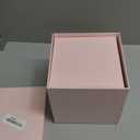 Cholemy 5 Pcs Square Nesting Boxes Decorative Gift Boxes with Lid and Ribbon Assorted Sizes Wrap for Wedding, Carnival, Anniversary, Birthday, Bridal Shower Party Gifts(Pink)