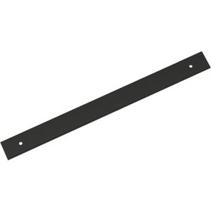 Amerock Maymont 10-1/16 inch (256mm) Center-to-Center Rectangle Matte Black Cabinet Pull Backplate, BP37593MB