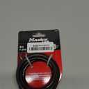 Master Lock Bike Lock Cable with Combination Black, 8143D