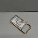 [Tri-Shield Protection] for iPhone 17 Pro Max Case with 360 Spin Stand Compatible with MagSafe [Magnetic CD Ring][Screen & Camera Lens Protector] Shockproof Plating Never-Yellowing, Gold-6.9"