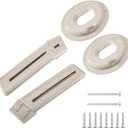 Geelin Ck7200 Deck Mount Conversion Kit Replacement Compatible with 7200 Roll-Guard Above Ground Swimming Pool A-Frame Ladder Beige Deck Kit Upgrade Your Above Ground Pool Ladder(Accessory Only)