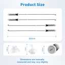 Upgrade (2026) W11217817 Washer Suspension Rod Kit 4pcs Compatible with Whirlpool Kenmore Maytag Amana Crosley Admiral Washer, Replacement Part W11159470 W11226768 4844566 AP6329793 PS12349409