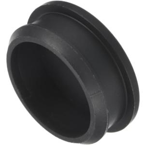 MECCANIXITY Silicone Snap in Locking Hole Plugs,Rubber Panel Seal Cover Flush Type Panel Round for Kitchen Rubber Bulkheads Waterproof Sealing Plugs 40.6mm/1.6 Inch Diameter Black,Pack of 1