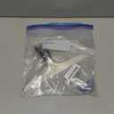 MR.SIGA Multi-Purpose Silicon Squeegee for Window, Glass, Shower Door, Car Windshield, Heavy Duty Window Scrubber, Includes Suction Hook, 10 inch, White & Gray, 1 Pack