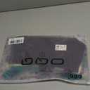 OQQ Women's 3 Piece Bodysuits Sexy Ribbed Sleeveless Square Neck Tank Tops Leotard 2025 Trendy Outfits (Black Blue White), Size: L