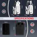 4 Pack WB17T10006 Range Surface Burner Terminal Block Kit by puxyblue Fit for G-E Ken-More Hot-Point Ranges/Stoves/Ovens - Replaces AP3203326 WB17K10003