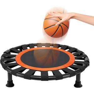 Portable Basketball Training Aid Basketball Training Equipment Indoor or Outdoor Silent Mat Basketball Training Rebounder Ball Returns & Guard Nets for Baseball