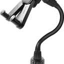 Tablet & Smartphone Holder Cup Holder Mount, Car Cradle Compatible with Apple iPhones, iPad Air Pro mini, Samsung Galaxy, Google Pixel Smartphones, & (Tablet Mount 13 Inch Gooseneck)