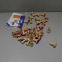 Coogam Wooden Alphabet Number Stamp Flashcard, ABC Spelling Letter Stampers and Mathematics Learning Number Stampers Arts and Crafts Supplies, Montessori Educational Toy Gifts for 3 4 5 Year Old