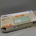 bella 2 Slice Slim Toaster, Fits-anywhere Kitchenware, 6 Setting Shade Control with Reheat & Cancel Buttons, Fits Sourdough, 10 Long Slot, Anti Jam & Auto Shutoff, 900 Watt, Seaglass