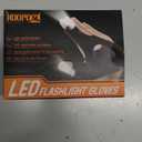 KOOPOOL LED Gloves, Flashlight Glove, Best Men Valentine's Gifts for Husband Boyfriend Him, Cool Gadgets Unique Gift for Fishing, Hunting, Camping, Techies, Mechanic (Black)