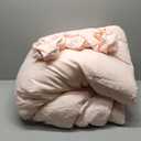 ROSGONIA Blush Comforter Set Queen, 3pcs (1 Boho Pink Comforter & 2 Pillowcases) All Season Soft Bedding Lightweight Bedspread Blanket Quilt