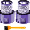 Filters Replacement for Vacuum Cleaner V10 Cyclone Series, V10 Absolute, V10 Animal, V10 Total Clean, V10 Motorhead, SV12 Replace Part #969082-01 Washable and Reusable Hepa Filter