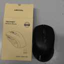 TECKNET Bluetooth Mouse, 4000DPI Wireless Mice for Laptop 2-in-1(BT 5.0/3.0+2.4Ghz) Computer Portable PC Mouse Wireless with USB Receiver for Mac (USB-A+Bluetooth, Black)