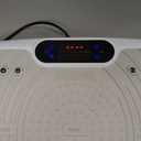 Vibration Plate Exercise Machine Weight Loss, Full Body Workout Vibration Plate Lymphatic Drainage, 199 Adjustable Speeds Power Shaping Vibrating Plate 450 Lbs Capacity Fitness Platform (White)