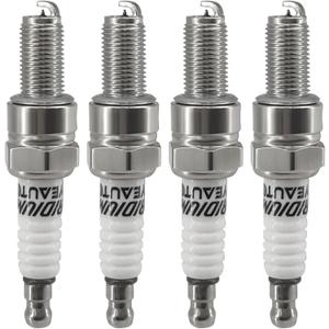 CR9EIX Iridium IX Spark Plug 4 Pack Compatible with Aprilia Arctic Cat Cannondale Ducati Harley Davidson Honda Husqvarna Kawasaki KTM MASERATI MV Agus Piaggio Polaris Suzuki Textron Yamaha (C01020007)