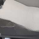 Wedge Pillow for Sleeping, 12" Bed Wedges Pillow for Headboard, Triangle Incline Wedge for Acid Reflux, Pillows Wedge for Back Pain Relief, Elevated Leg Pillow After Surgery, Snoring, Grey (24*24*12 Inch)