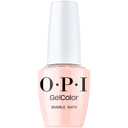 OPI GelColor LED Cure Gel Nail Polish | Nude & Brown Shades | Salon-Quality Shine, Long-Lasting Wear | Easily Soak Off Removal | Vegan & HEMA Free | 0.5 Fl Oz (Bubble Bath | Sheer Nude Pink)