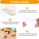 200 Pcs Mini Appetizer Plates Dessert Cups,6 Shapes with 50 Spoons 50 Forks 200 Plates Set for Party Birthday(Gold Glitter)
