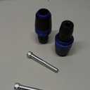 Blue Frame Sliders Fit for Yamaha R7 YZF-R7 (2021-2025) - High-Grade Stainless Steel Crash Protection Pad, No-Cut Motorcycle Accessories
