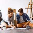 MIAMIO - Coffee Mugs/Kissing Mugs Set Ceramic with Gift Box (Gray)