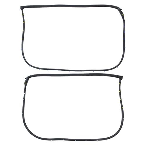 ApplianPar Left and Right Side Front Door Weatherstrip Moulding Seal Rubber for Honda Accord 2008 2009 2010 2011 2012