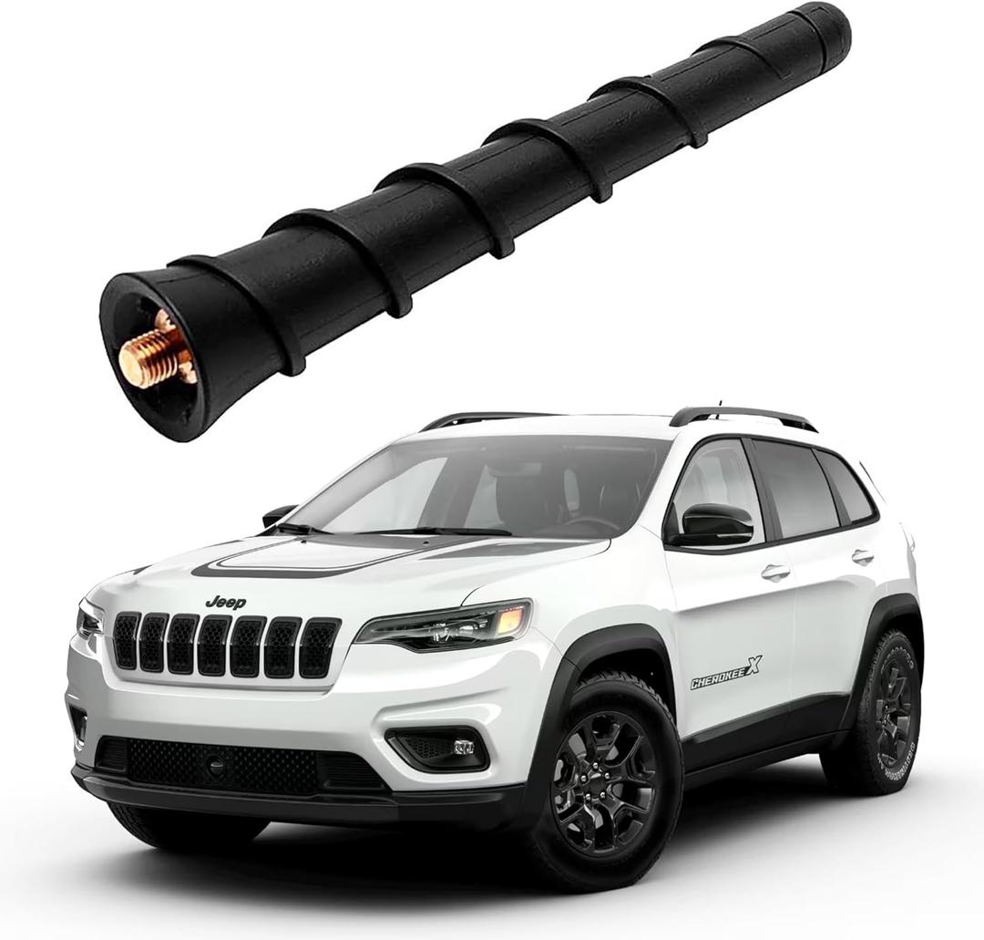VOFONO 4.5 Inch Antenna for Jeep Cherokee Grand Cherokee Compass Renegade, Dodge Durango Dart Avenger Chrysler Fiat Journey Car Roof Jeep Accessories Antenna Replacement 5091100AA 68297936AA 5091100AB
