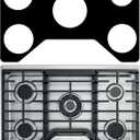 Stove Burner Covers for 30 Inch GE Gas Range Model JGP5030 PGP7030 PGP9030 CGP9530 - Non-Stick Washable Stove Top Cover