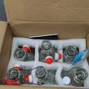 6 Pack 25oz Square Swing Top Glass Bottles, 750ML Bottles with Airtight Stoppers for Kombucha, Kefir, Vanilla Extract, Beer(Bonus Gaskets, Labels and Funnel)