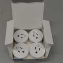 EIGHTREE 15A Smart Plug, Wi-Fi & Bluetooth Smart Outlet for High-Power Home Appliances, Works with Alexa & Google Home, Easy Setup, Timer & Remote Control, FCC & ETL Certified, 2.4GHz Wi-Fi Only