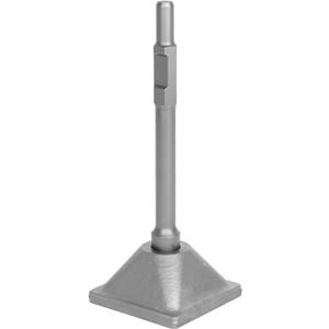 YOSIGHT Tamper Plate for Jack Hammer, 1-1/ 8" Hex Shank Soil Compactor Attachment, Heavy Duty 40Cr Steel 6 x 6 Inch Compaction Plate for Dirt, Gravel, Sand and Asphalt Repair