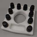 InnoGear Aromatherapy Diffuser & 10 Essential Oils Set, 400ml Diffuser Ultrasonic Diffuser Cool Mist Humidifier with 4 Timers 7 Colors Light Waterless Auto Off for Valentine's Gift, Dark Wood Grain