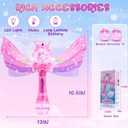 EagleStone Princess Bubble Wands for Kids, Bubble Machine for Toddlers, LED Light & Music Bubble Toys with 1 Li-ion Battery, Outdoor Easter Birthday Toys for Toddlers, 3 4 5 6 7 8 Year Old Girl Gifts