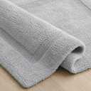Premium Soft Cotton Tufted Bath Mat Absorbent Bathroom Runner 24"x60" Gray