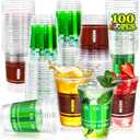 100 Pcs 16oz Football Plastic Cup Bulk, Superbowl Decorations 2025, Football Party Supplies Tableware Drink Cup for Birthday Party Decoration Events Family Dinner