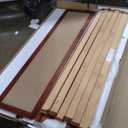 Bme Nipe Bed Frame with Headboard, Bohemian and Mid-Century Modern Style, Solid Acacia Wood Platform Bed with Slat Support, No Box Spring Needed, Easy Assembly, King - Dark Chocolate