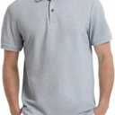 Polo Shirts for Men, Summer Sports Short Sleeve Moisture Wicking Dry Fit Activewear Golf Shirts for Men, Sizes S-3XL (Gray, XL)